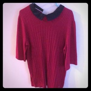 🛍Tommy Hilfiger Pink 1/2 Sleeve Sweater XL